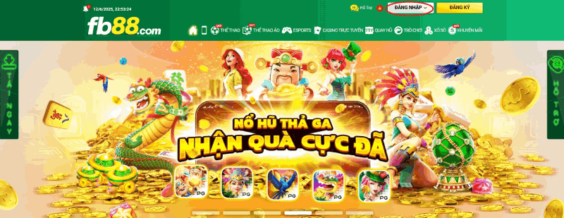 đăng nhập FB88